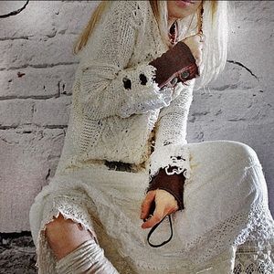 upcycled free people sweater